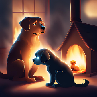 Free Ai Generated Dogs illustration and picture
