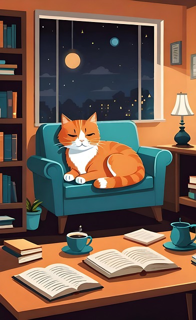 Download free HD stock image of Ai Generated Living Room Free ai generated living room night illustration