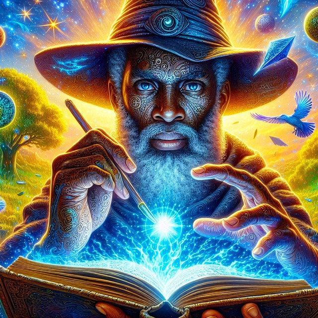 Free ai generated magician magic illustration