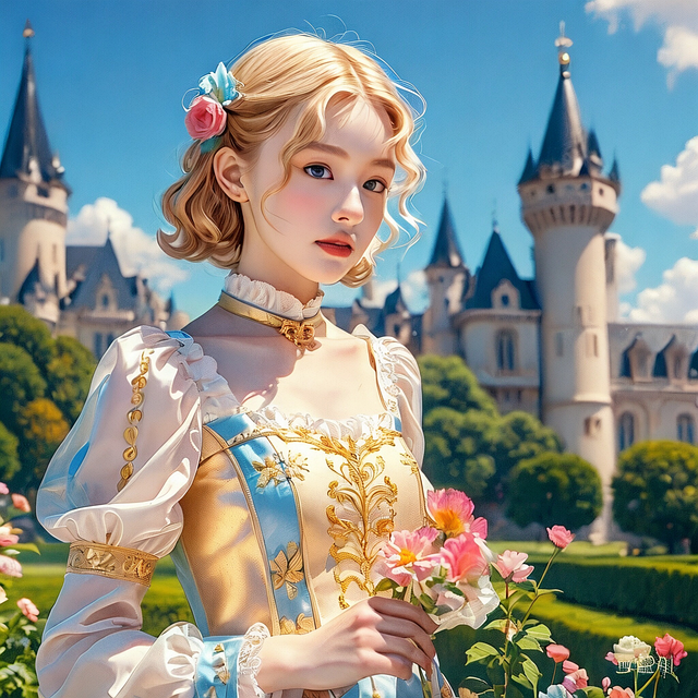 Free ai generated woman beauty illustration
