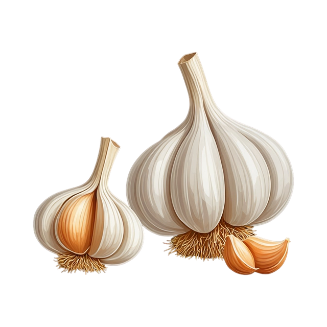 Free garlic spices food illustration