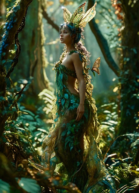 Free ai generated pixie fairy illustration