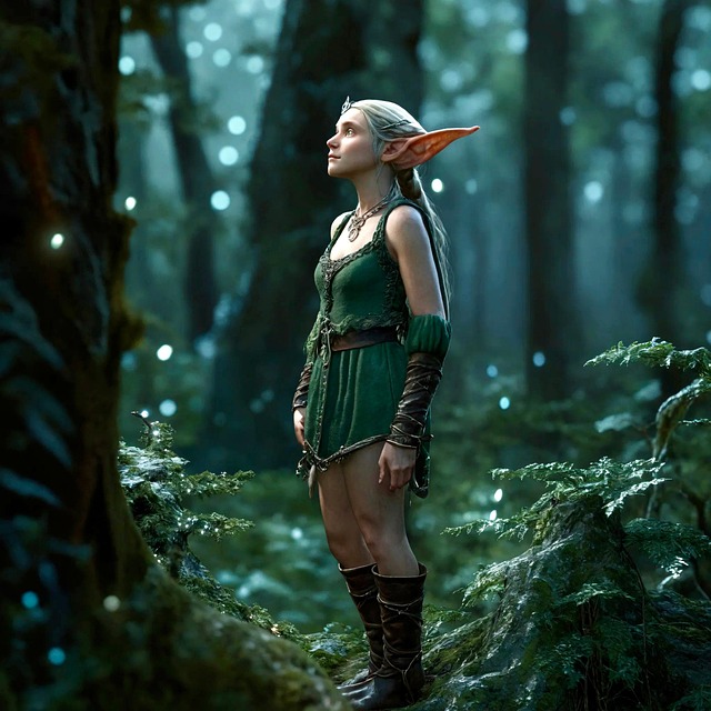 Free ai generated woman nature illustration