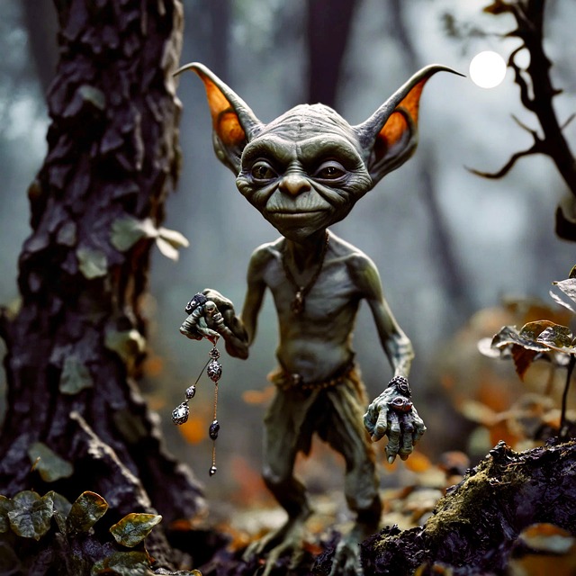 Download free HD stock image of Ai Generated Goblin Free ai generated goblin creature illustration