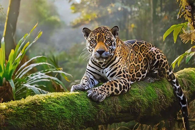 Free ai generated jaguar predator illustration