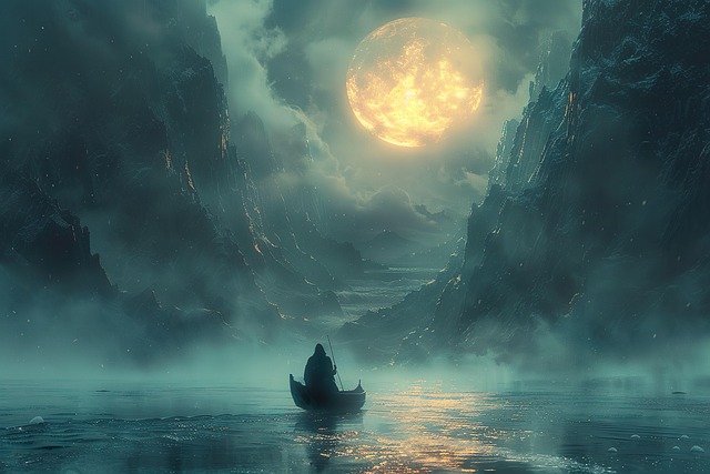 Free ai generated mountain journey illustration