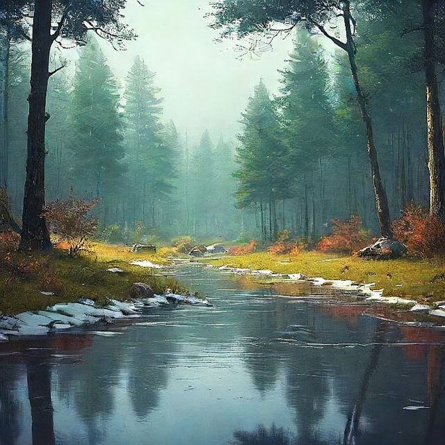 Bosque, Ríos, Arroyo, Denso, Árboles