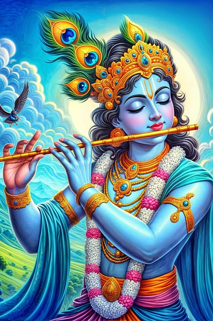 Ai Gegenereerd, Krishna, God, India