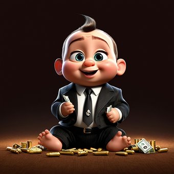 Free Ai Generated Baby illustration and picture