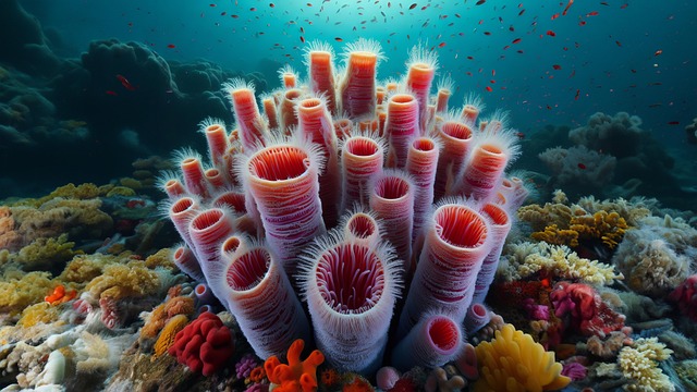 Free underwater reef creature illustration