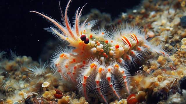 Free underwater reef creature illustration
