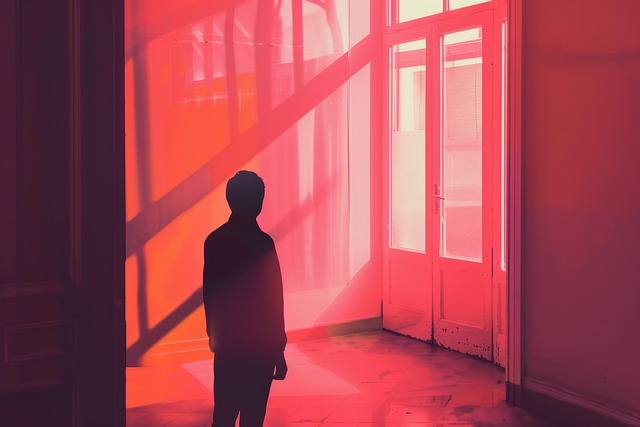 Free ai generated child doorway illustration