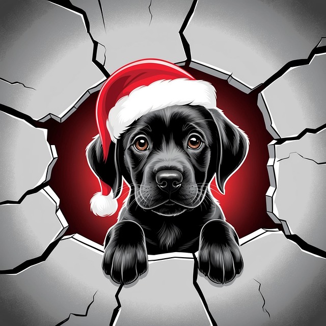 Free ai generated pet dog illustration