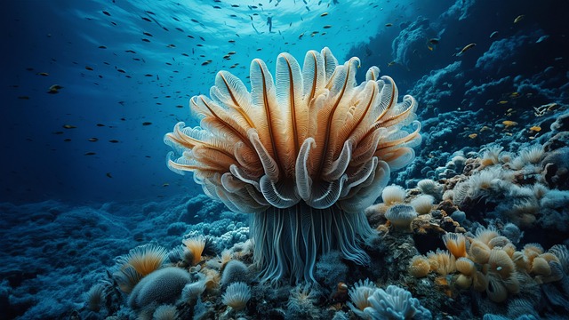Free ai generated underwater reef illustration