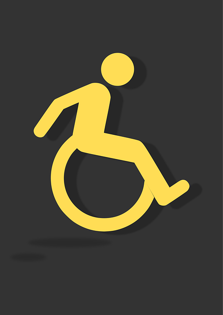 Free Wheel Chair Accessibility vector and picture