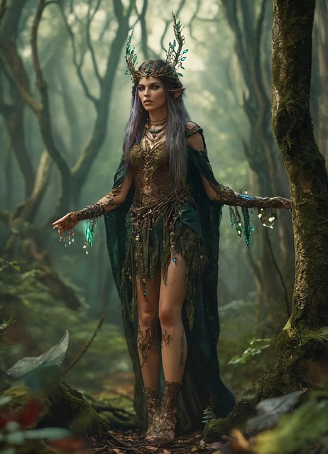 Ai Generiert, Fee, Wald, Dame, Fantasie