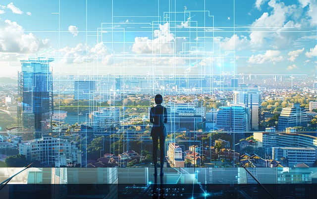 Free ai generated city planner illustration
