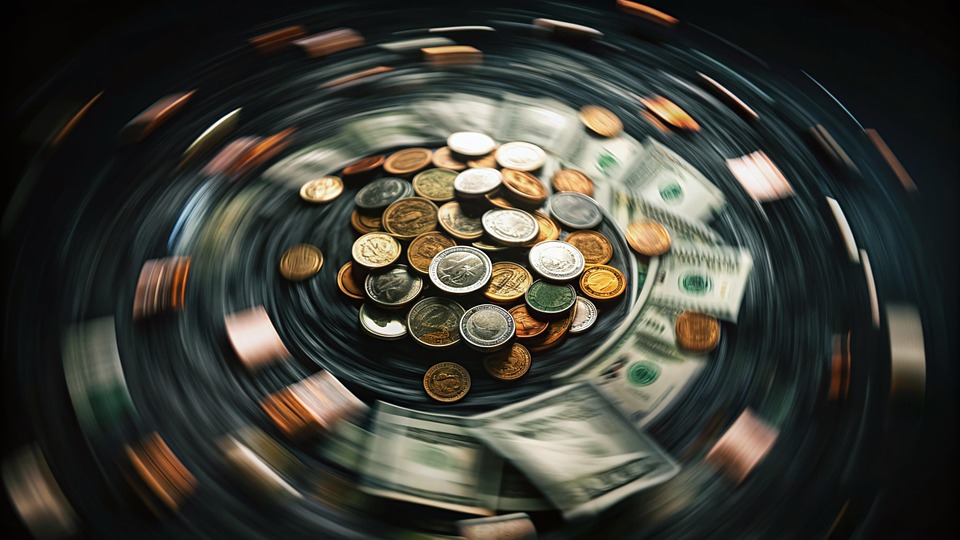 Download Ai Generated, Coins, Spinning. Royalty-Free Stock Illustration ...