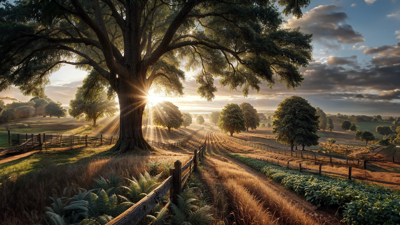 Random Countryside Generator Download Ai Generated, Countryside, Village. Royalty-Free Stock ...