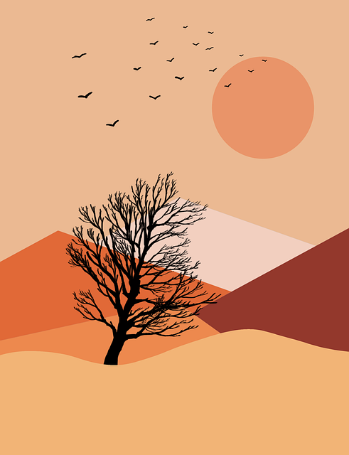 Free Birds Minimalist illustration and picture