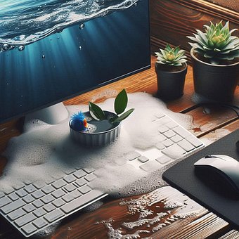 Free Ai Generated Keyboard illustration and picture