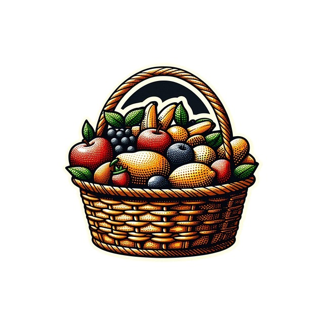 Ai Generiert, Korb, Früchte, Gesund