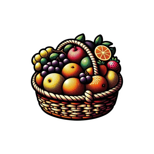 Ai Generiert, Korb, Früchte, Gesund