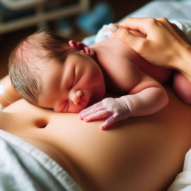 Download free HD stock image of Ai Generated Newborn Free ai generated newborn mother illustration