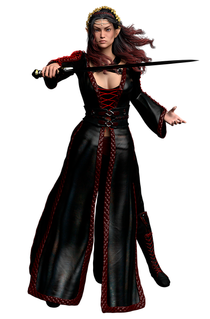 Free woman fantasy mystic illustration