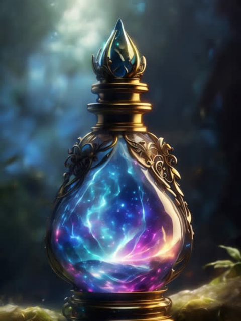 Frasco, Botella, Poción, Magia, Vistoso