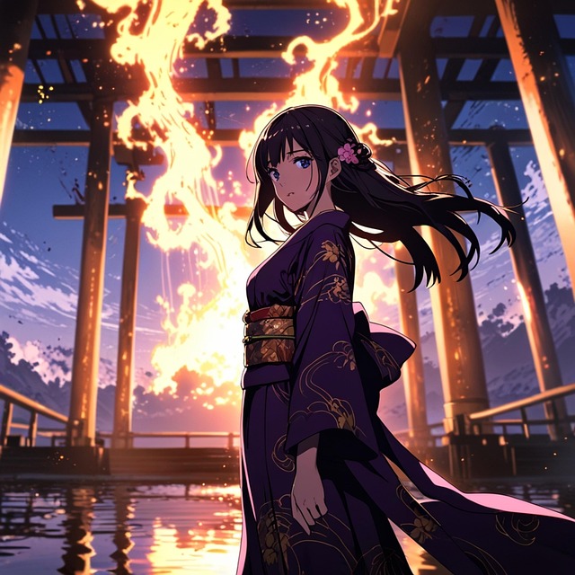 Free ai generated woman japan illustration