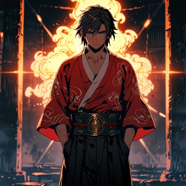 Free ai generated japan mythology illustration