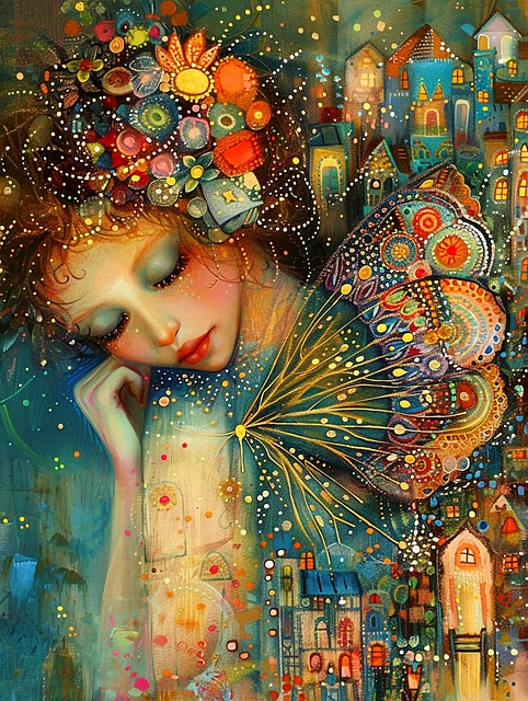 Free ai generated woman fantasy illustration