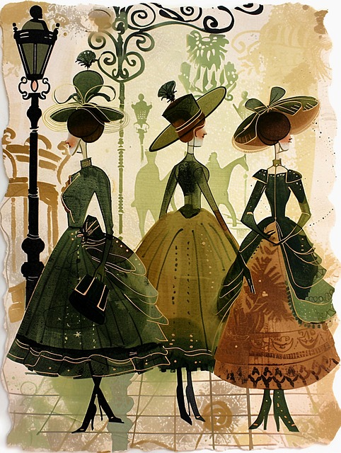 Free ai generated vintage women illustration