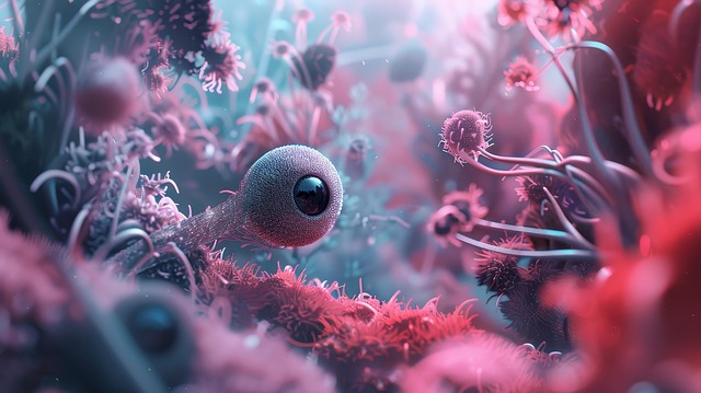 Free ai generated alien plant illustration