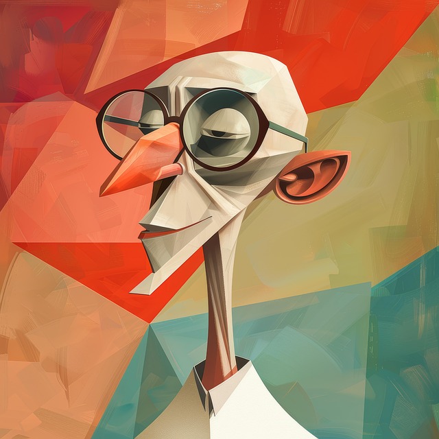Free ai generated caricature portrait illustration