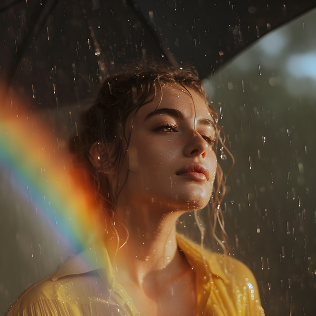 Free ai generated woman nature illustration