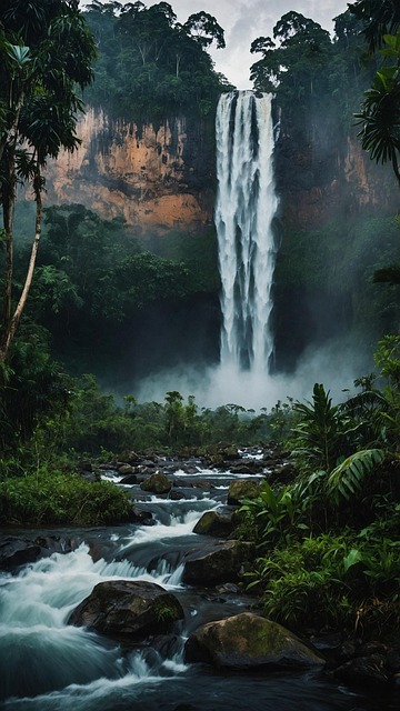 Free nature waterfall outdoors illustration