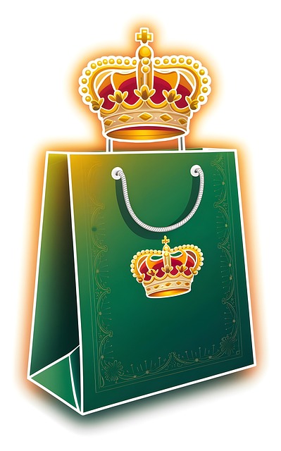 Detailhandel, Gave, Papirpose, Rød