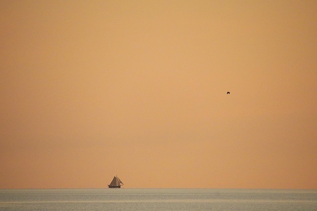 Segelschiff, Nordsee, Natur, Landschaft