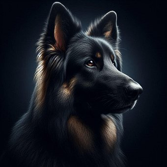 Free Ai Generated Dog illustration and picture