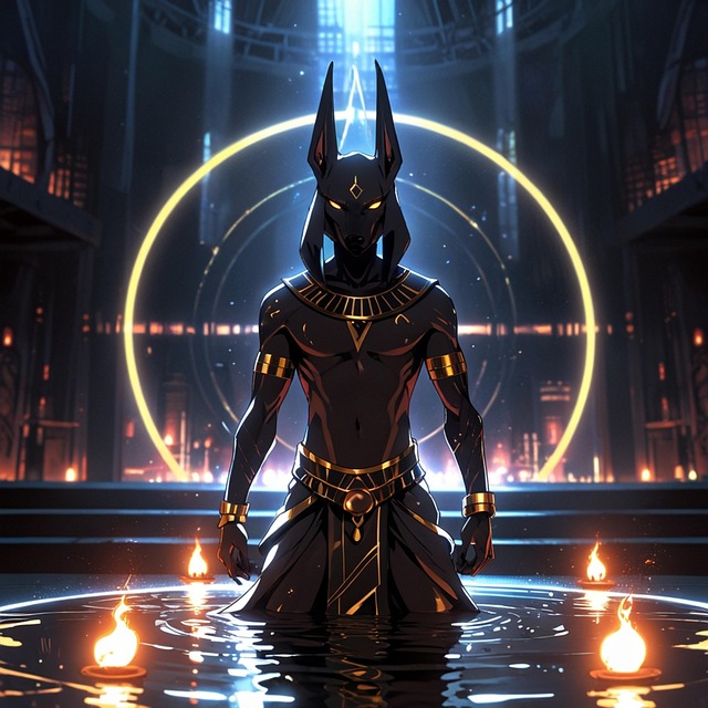 Free anubis egypt underworld illustration