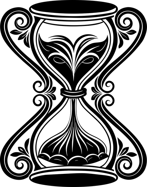 Free ai generated hourglass time vector