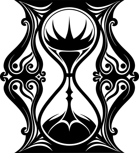Free ai generated hourglass time vector
