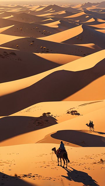 Wüste, Sand, Landschaft, Dünen, Düne