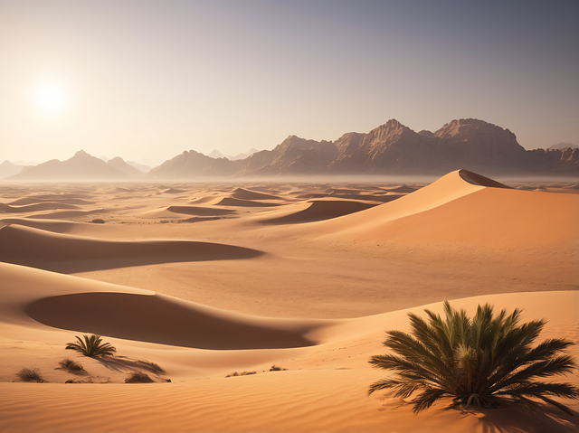 Wüste, Landschaft, Dünen, Sand, Marokko