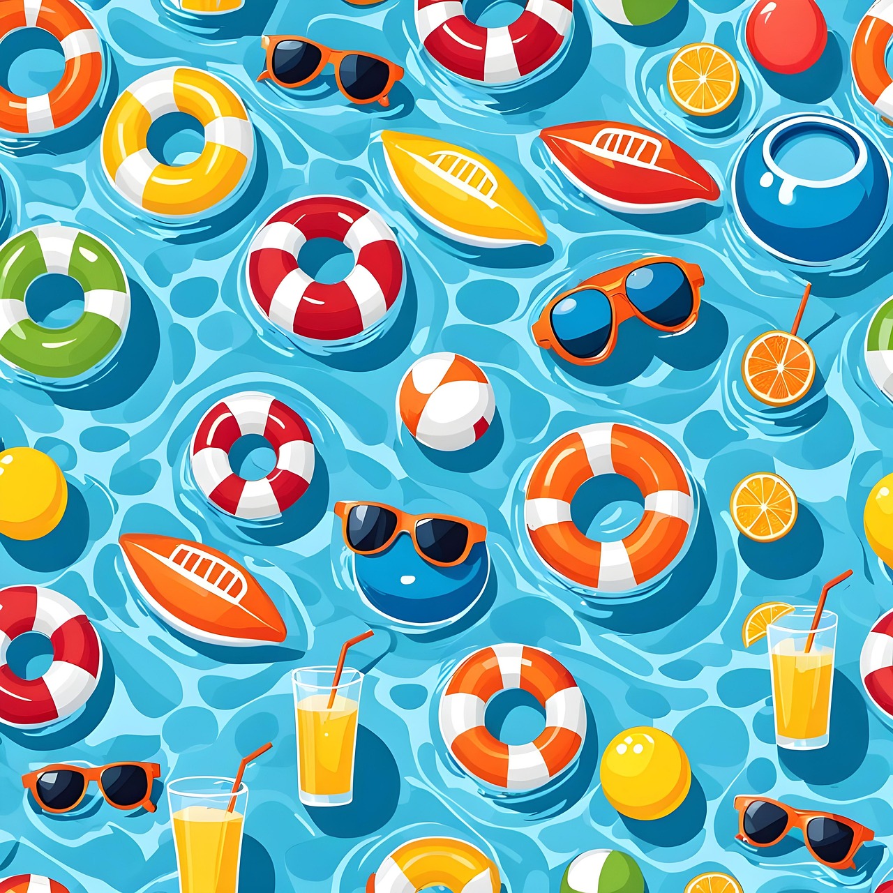 Download Pool, Pattern, Glasses. Royalty-Free Stock Illustration Image ...