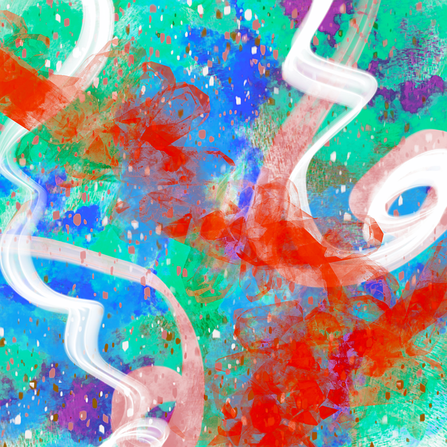 Free joyful abstract texture illustration
