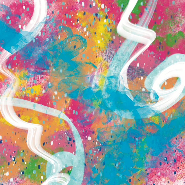 Free joyful abstract texture illustration