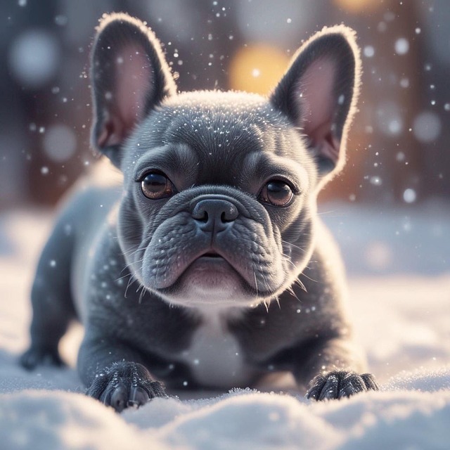 Free ai generated bulldog dog illustration